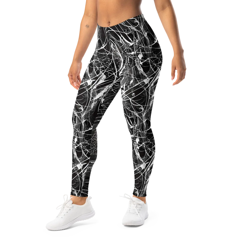 Nexus of Lines on Leggings — Left Front