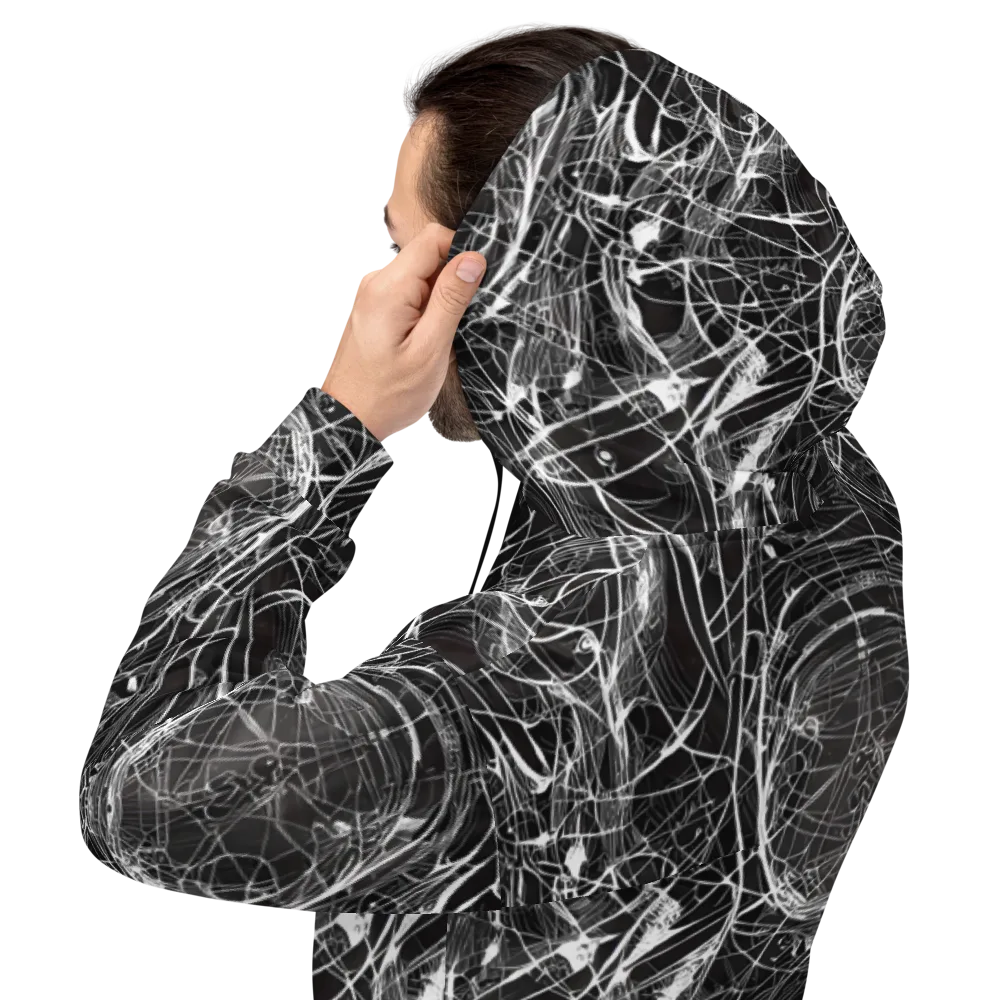 Nexus of Lines on Hoodie — Back