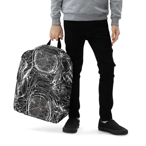 Nexus of Lines on a Minimalist Backpack