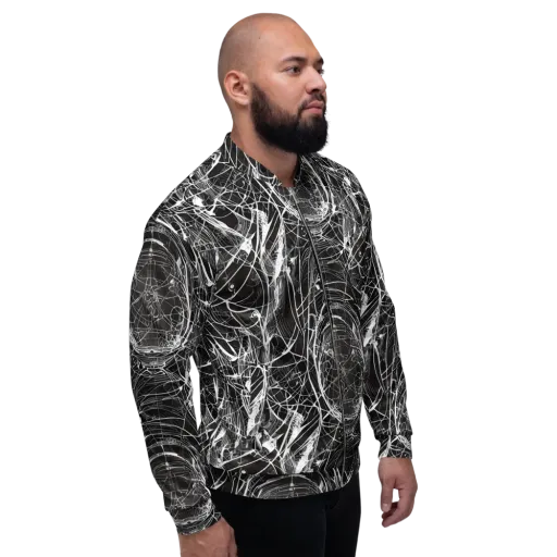 Nexus of Lines on a Bomber Jacket