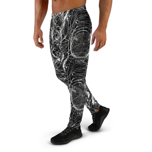 Nexus of Lines on a Men's Joggers