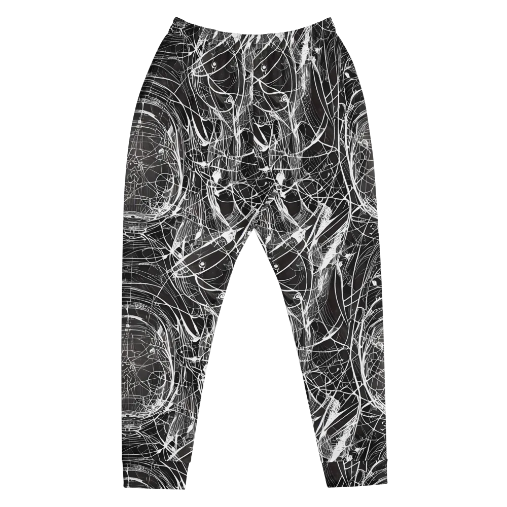 Nexus of Lines on Men's Joggers — Front