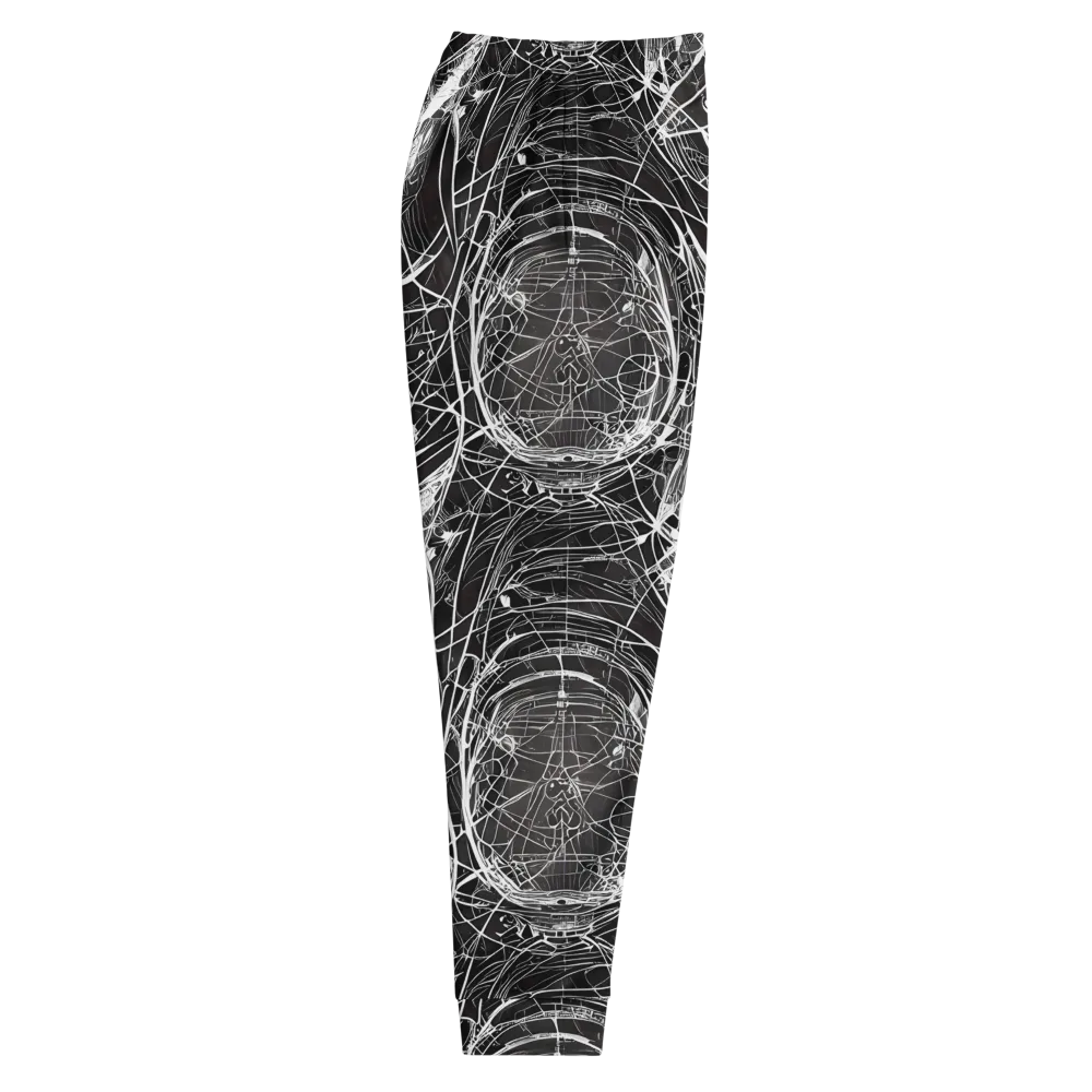 Nexus of Lines on Men's Joggers — Right