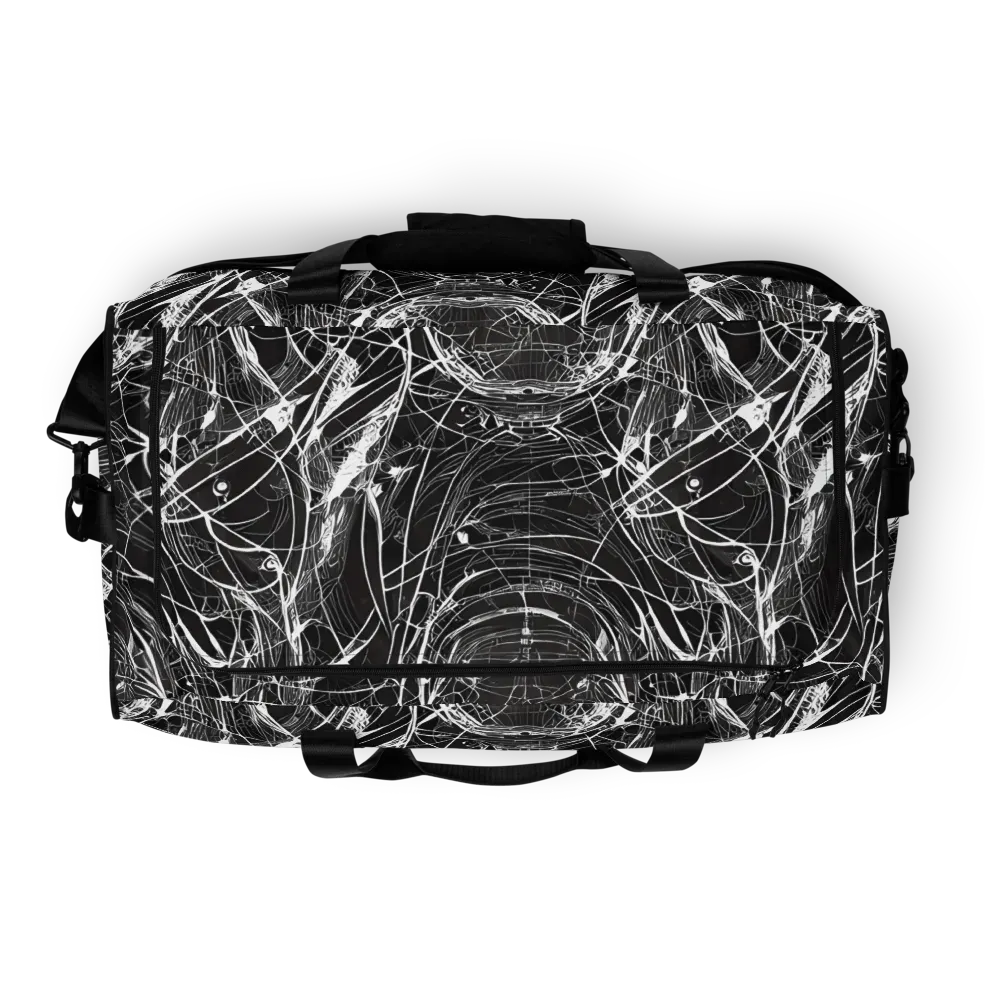 Nexus of Lines on Duffle Bag — Top