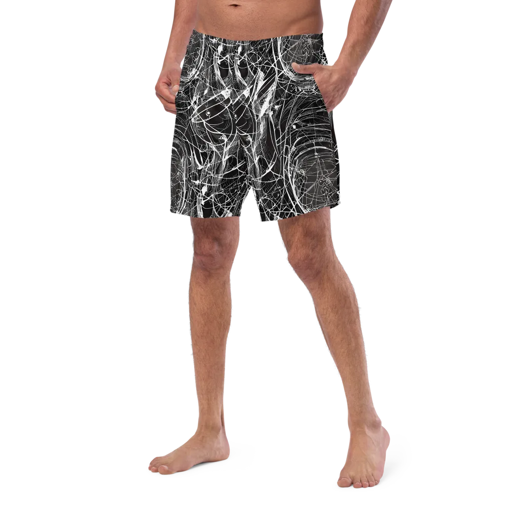 Nexus of Lines on Swim Trunks — Left Front