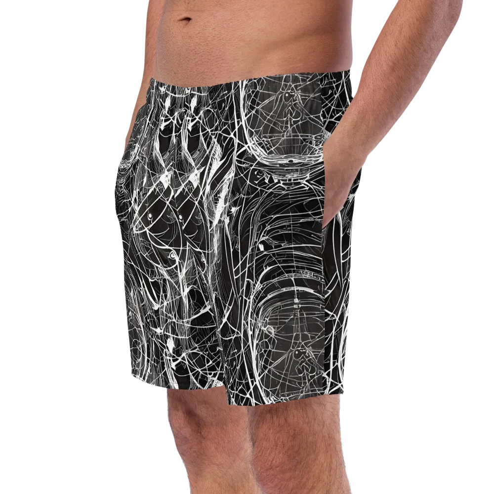 Nexus of Lines on Swim Trunks — Left Front