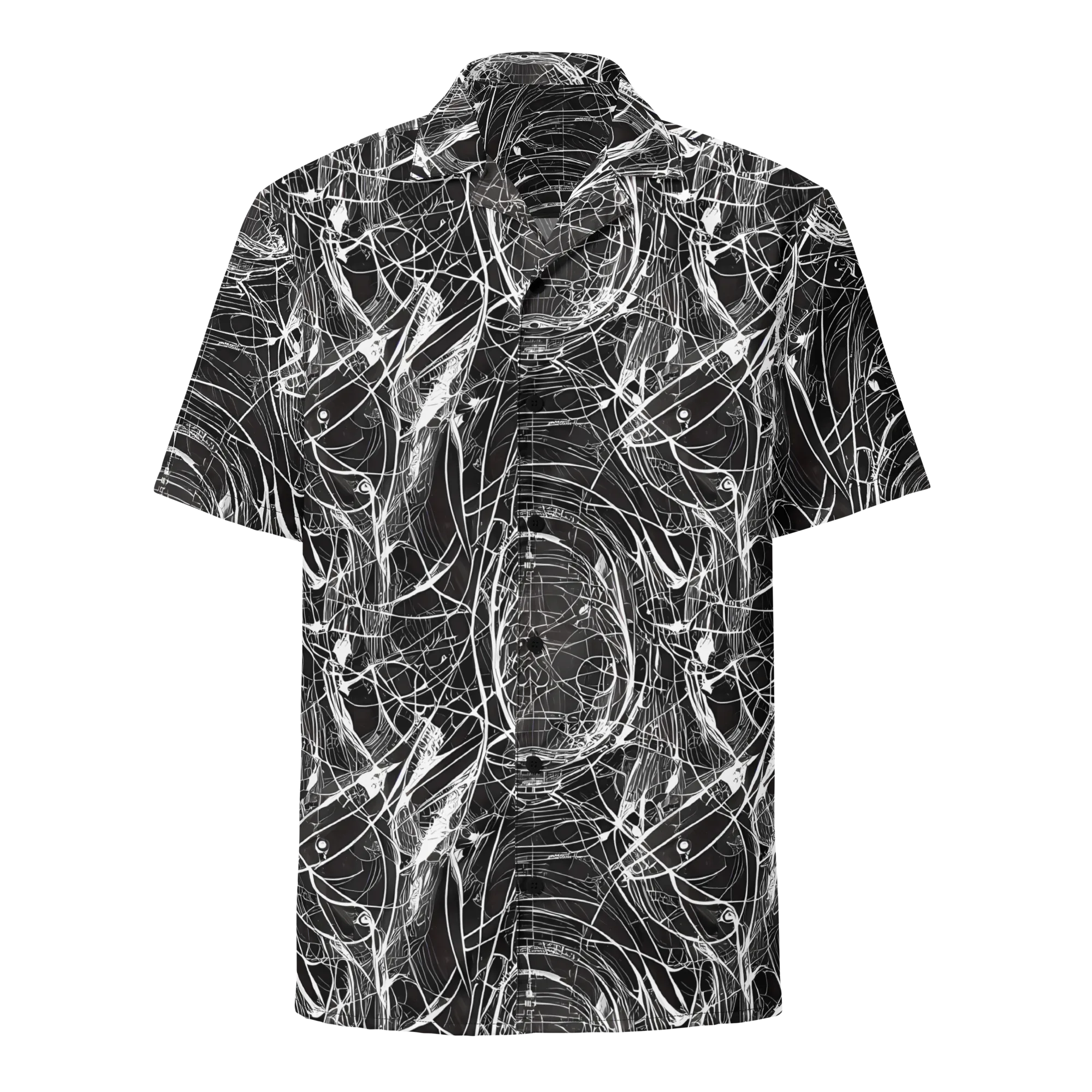 Nexus of Lines on Button Shirt — Front