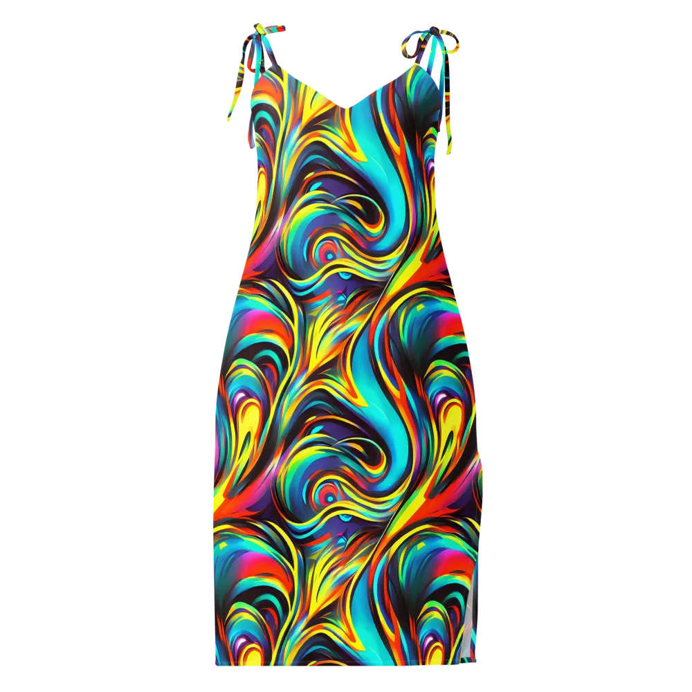 Cyber Surge on Slip Dress — Front