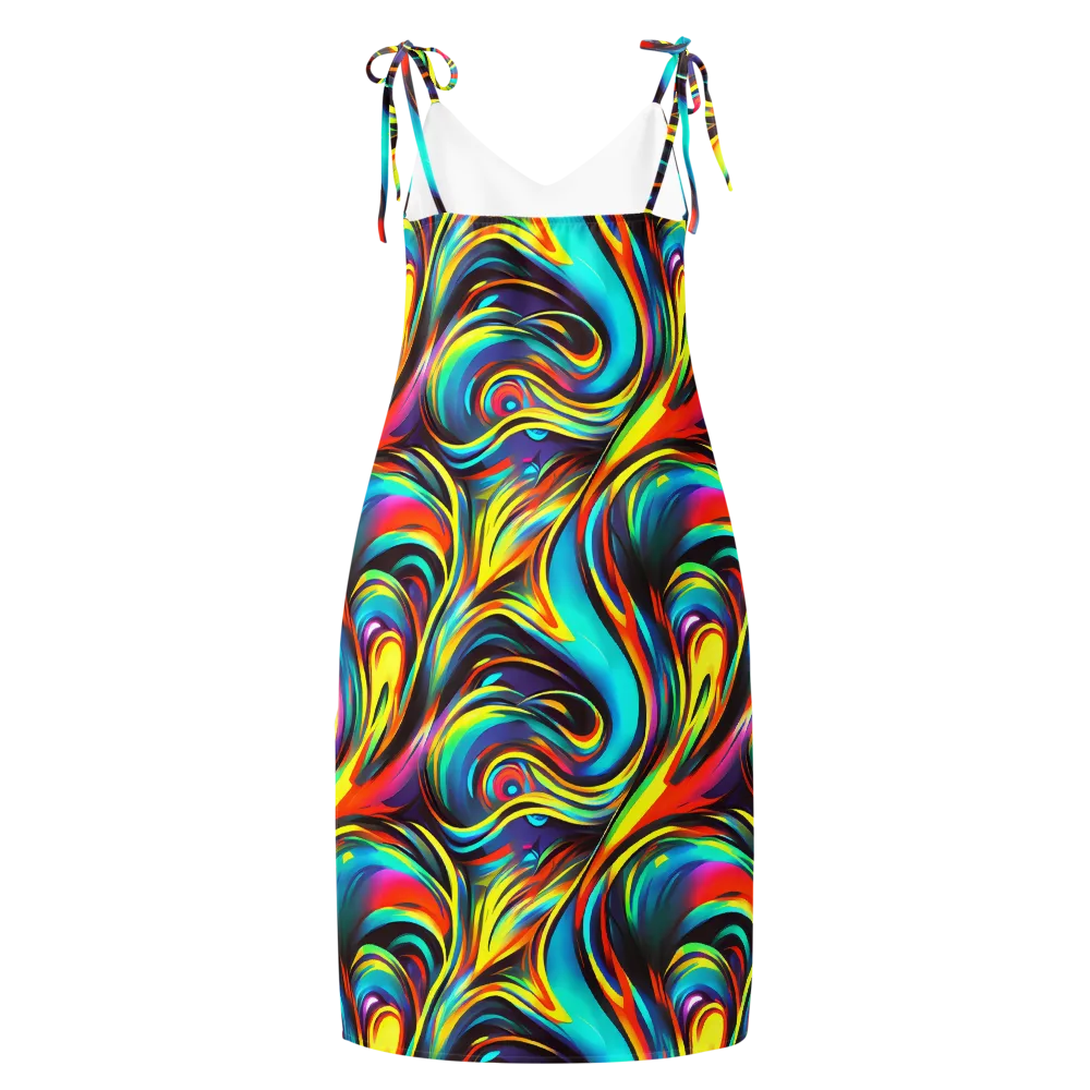 Cyber Surge on Slip Dress — Back