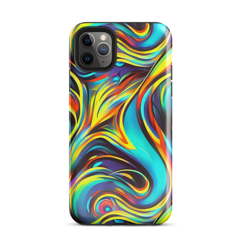 Cyber Surge on Tough Case for iPhone® — Front