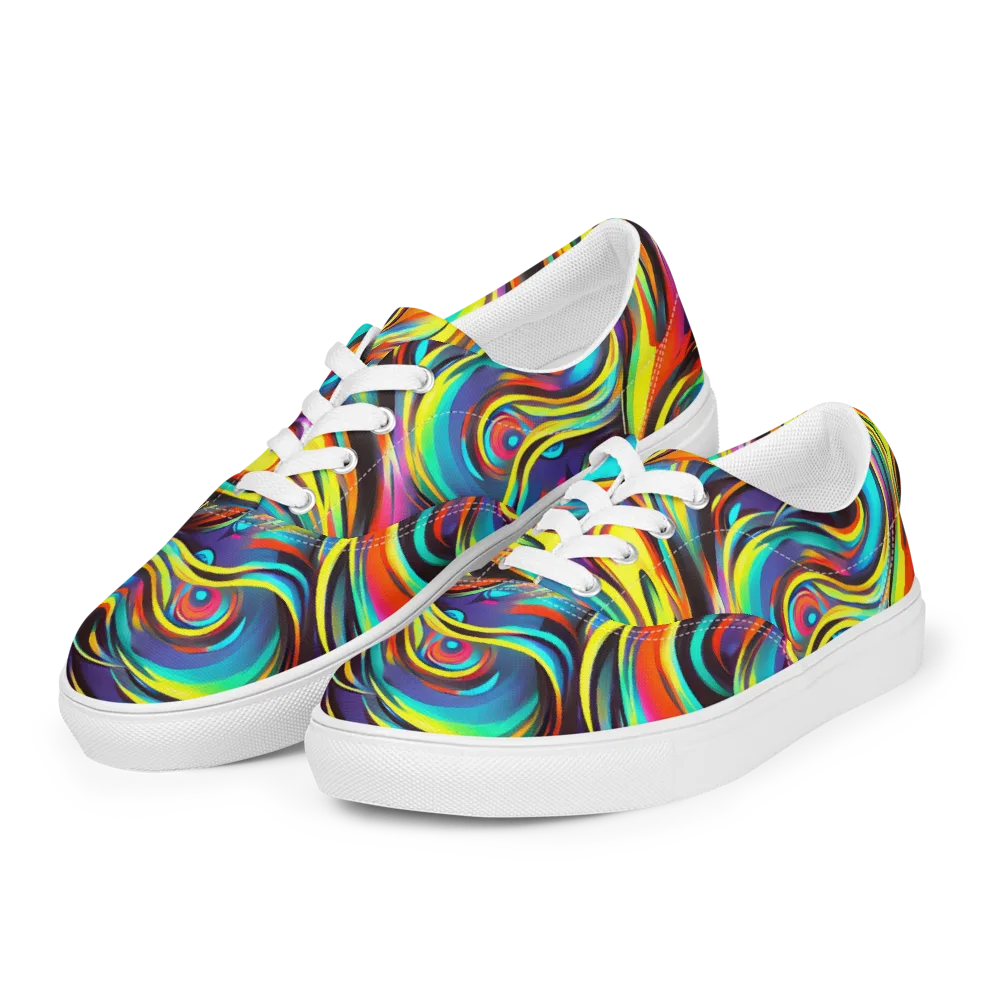 Cyber Surge on Men's Lace-Up Canvas Shoes — Left Front