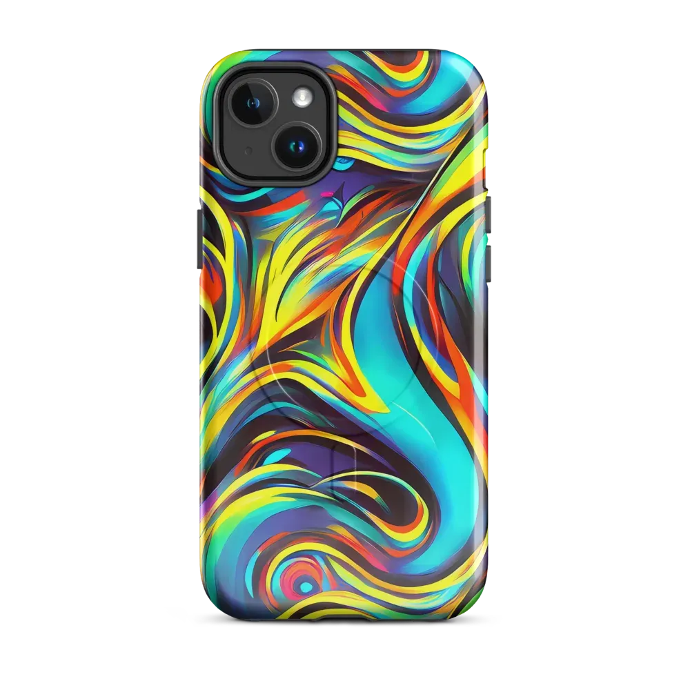 Cyber Surge on MagSafe Tough Case for iPhone® — Front