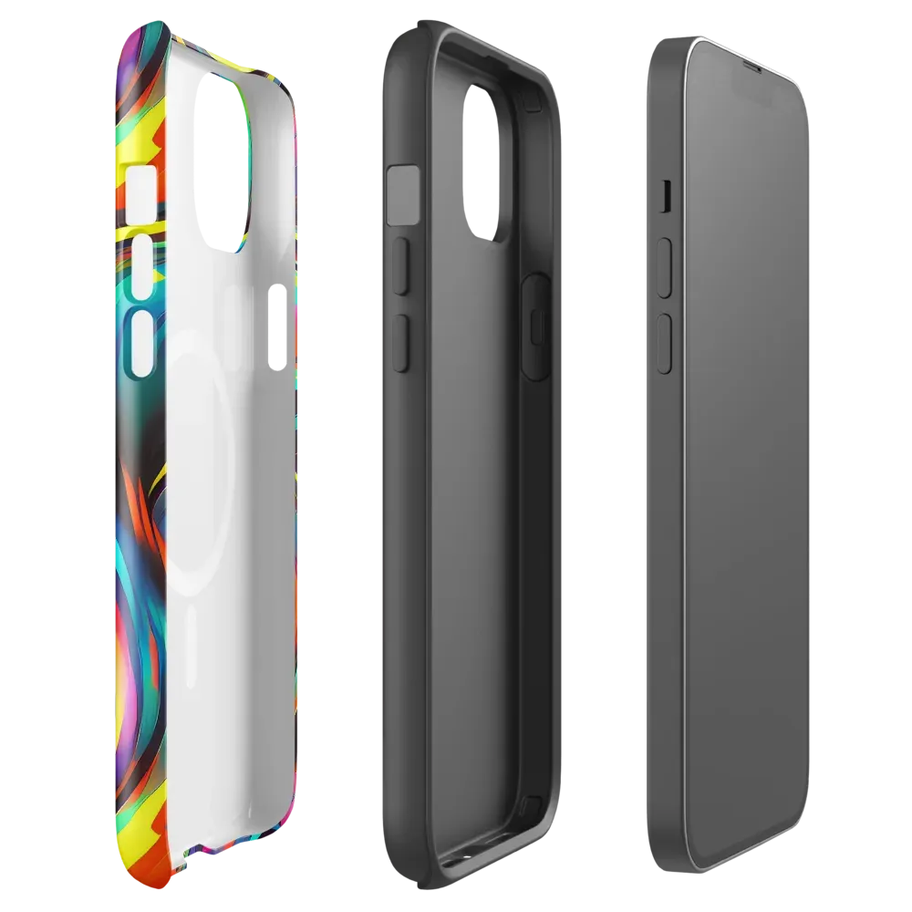 Cyber Surge on MagSafe Tough Case for iPhone® — Front