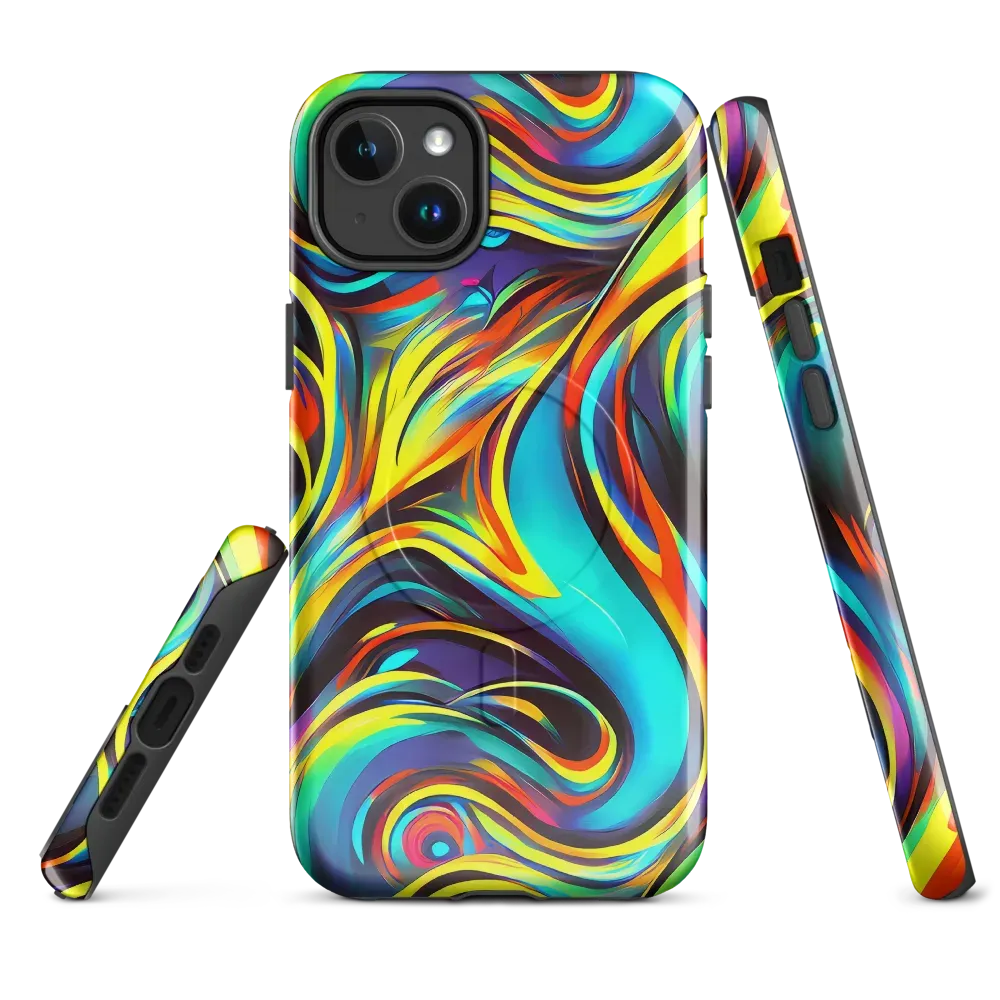 Cyber Surge on MagSafe Tough Case for iPhone® — Front