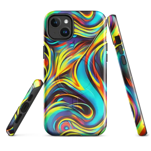 Cyber Surge on a MagSafe Tough Case for iPhone®