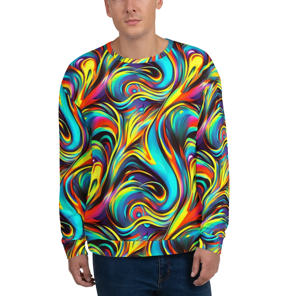 Cyber Surge on Sweatshirt — Front