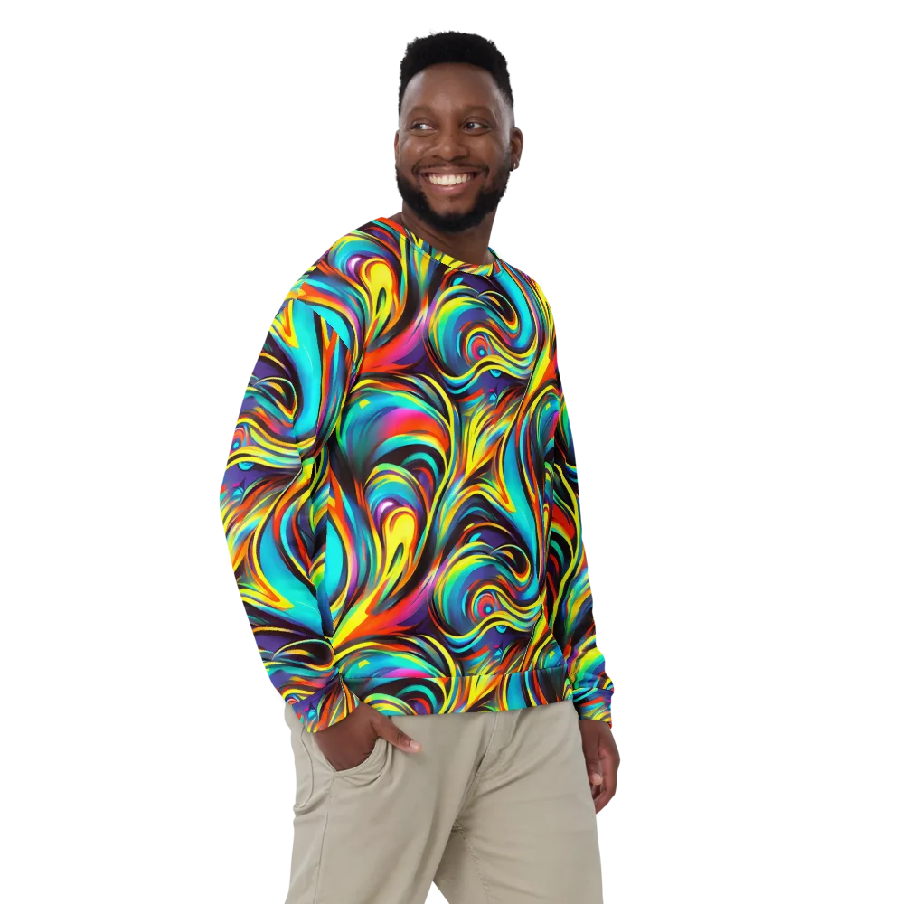 Cyber Surge on Sweatshirt — Front