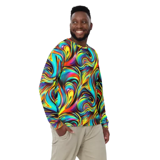 Cyber Surge on a Sweatshirt