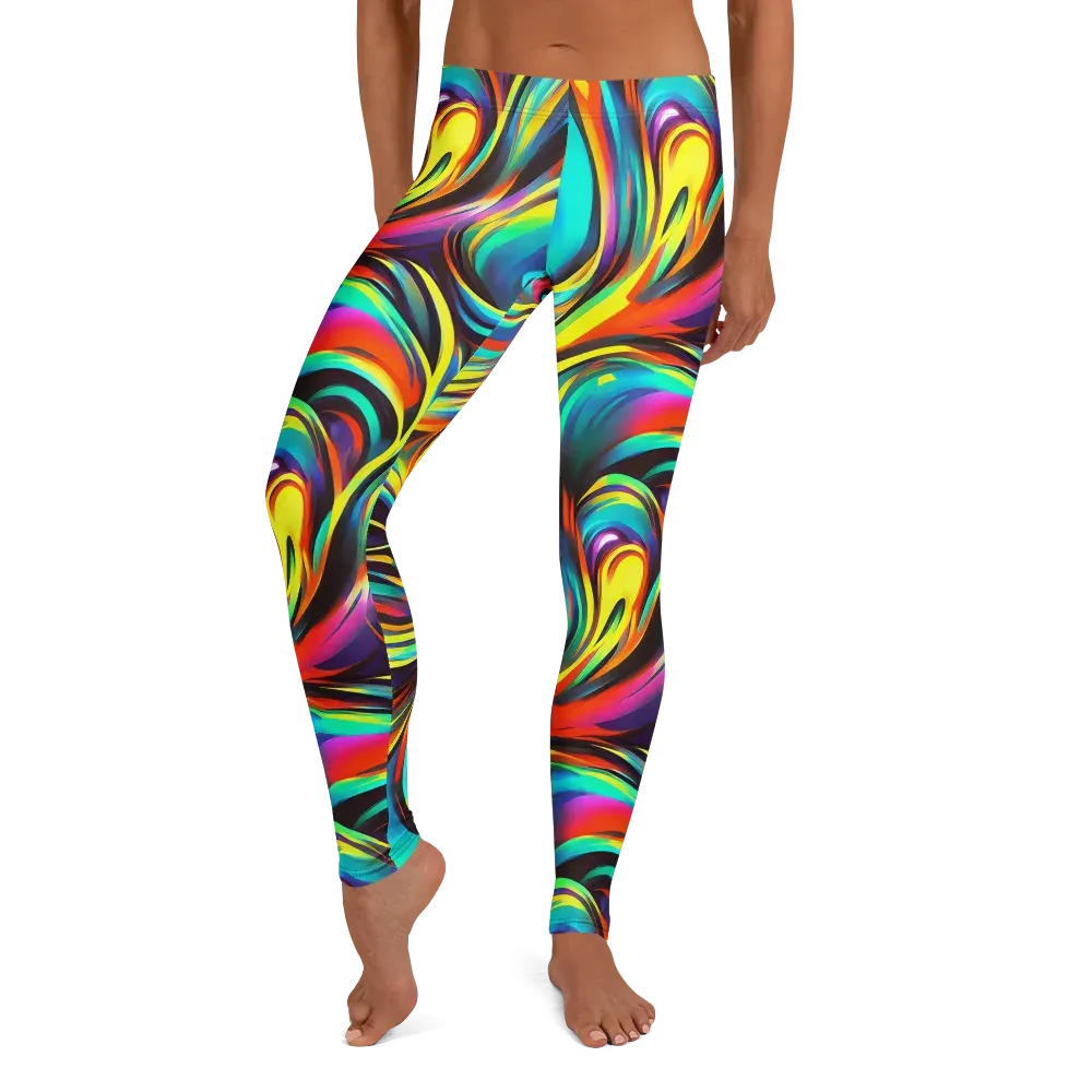 Cyber Surge on Leggings — Front
