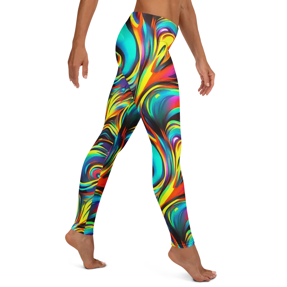 Cyber Surge on Leggings — Right