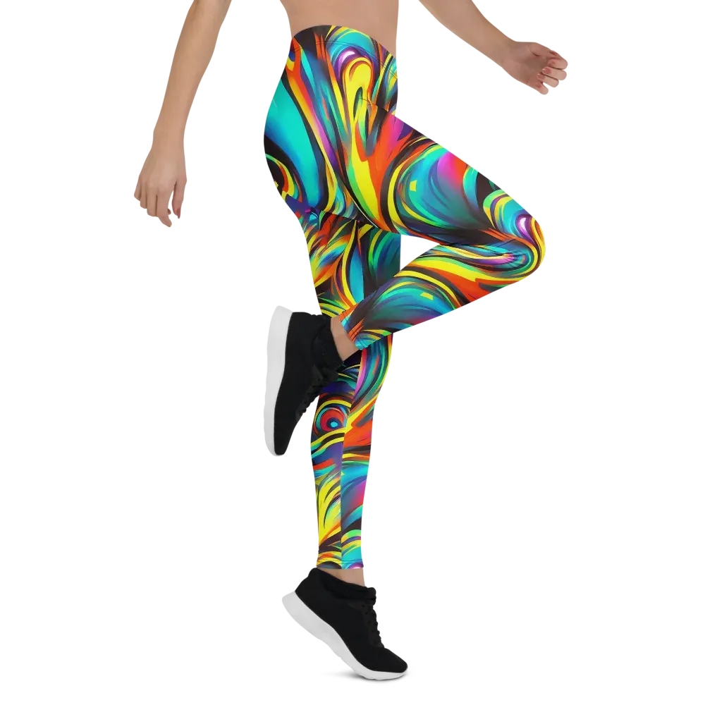 Cyber Surge on Leggings — Right