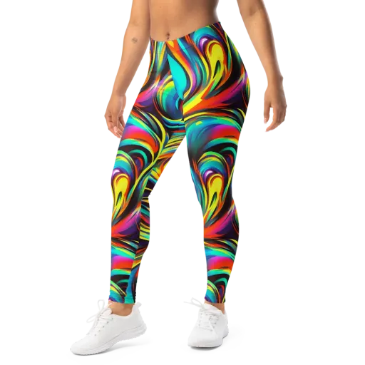 Cyber Surge on a Leggings