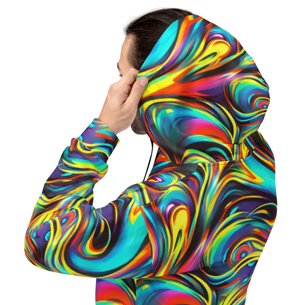 Cyber Surge on Hoodie — Back