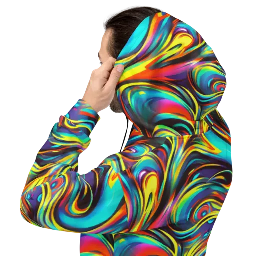 Cyber Surge on a Hoodie