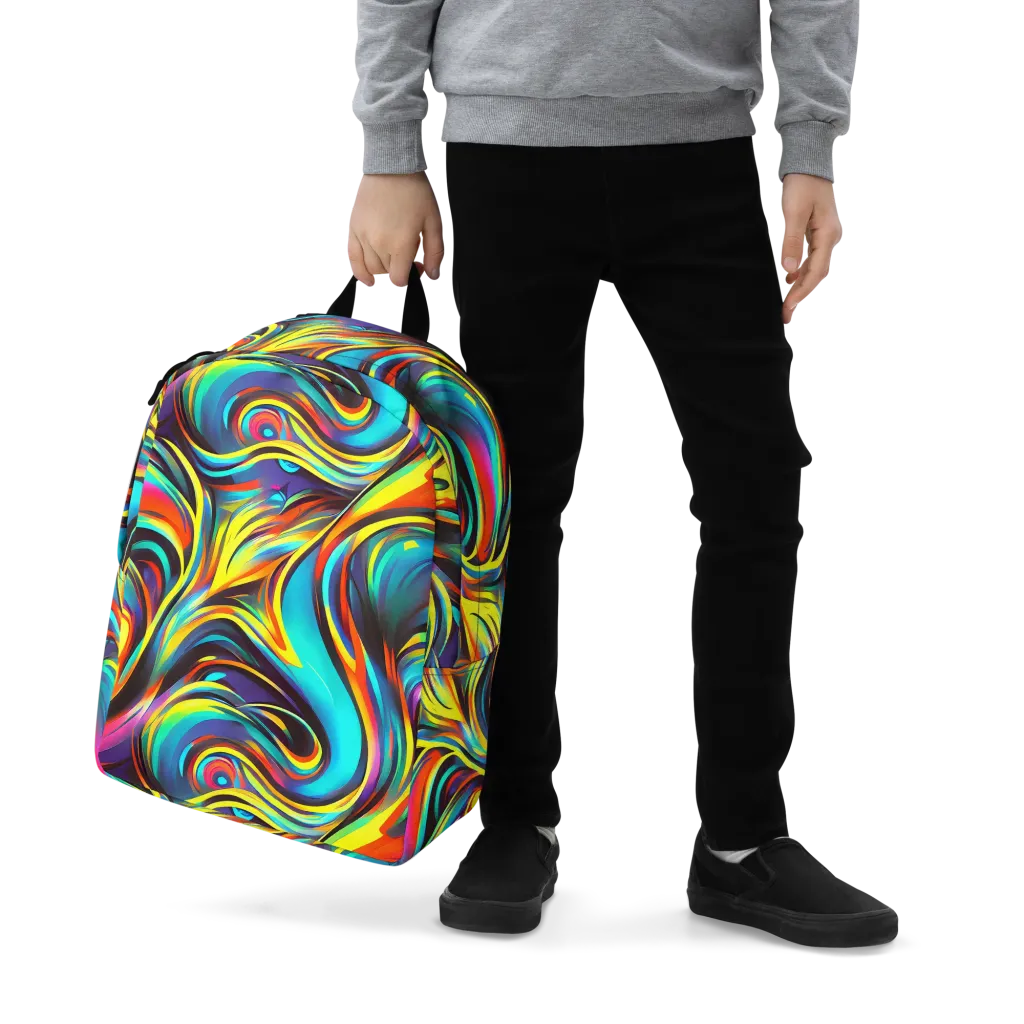 Cyber Surge on Minimalist Backpack — Zoomed-in