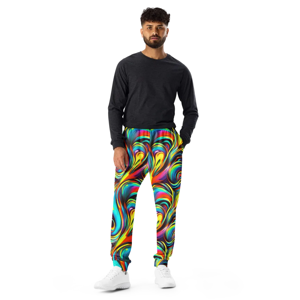 Cyber Surge on Men's Joggers — Front