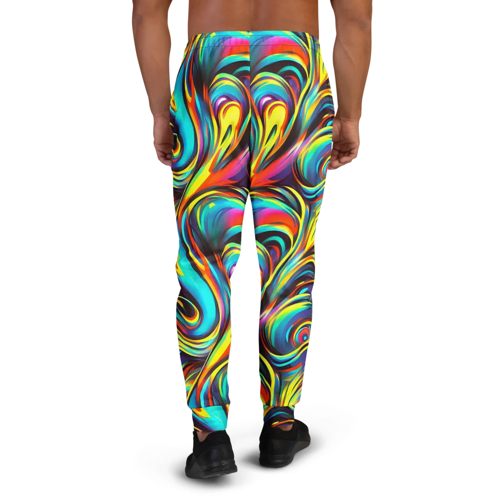 Cyber Surge on Men's Joggers — Back