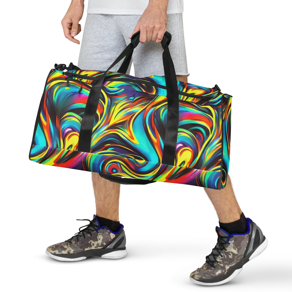 Cyber Surge on Duffle Bag — Front
