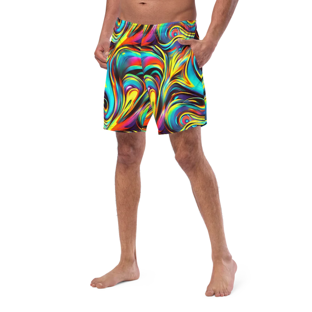 Cyber Surge on Swim Trunks — Left Front