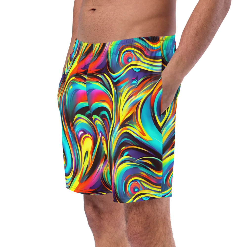 Cyber Surge on Swim Trunks — Left Front
