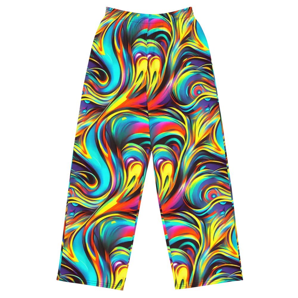 Cyber Surge on Wide-Leg Pants — Front