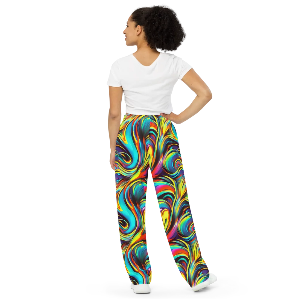 Cyber Surge on Wide-Leg Pants — Back
