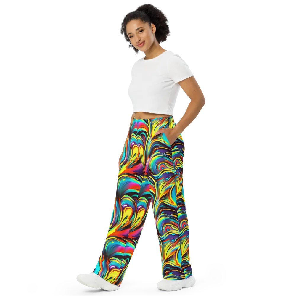 Cyber Surge on Wide-Leg Pants — Left Front