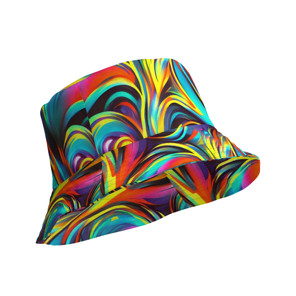 Cyber Surge on Reversible Bucket Hat — Product details Outside