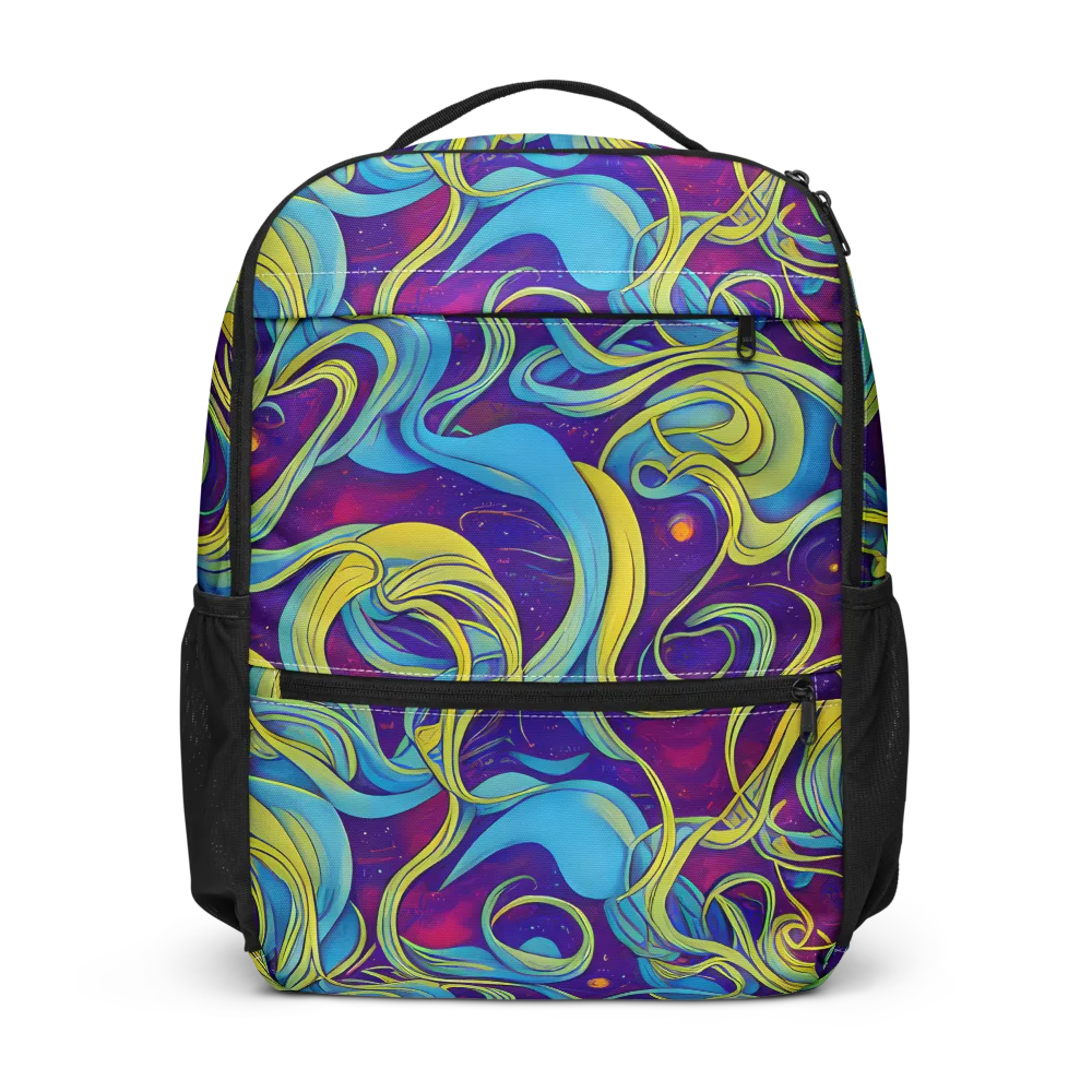 Stellar Swirls on Utility Backpack — Front