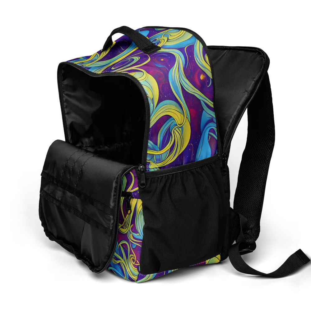 Stellar Swirls on Utility Backpack — Product details 2