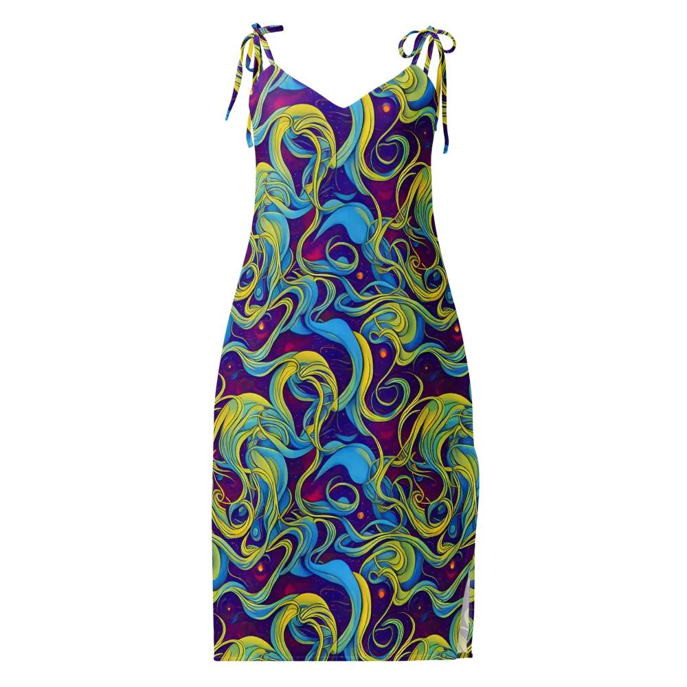 Stellar Swirls on Slip Dress — Front