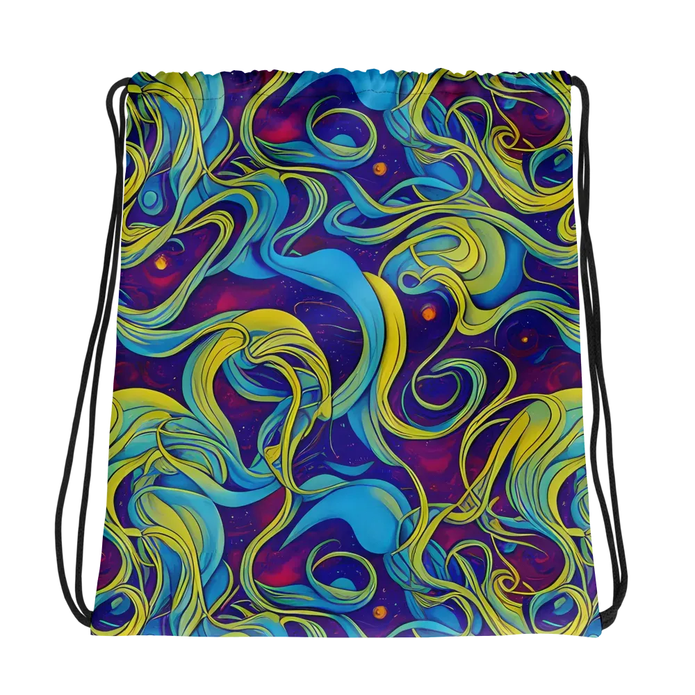 Stellar Swirls on Drawstring Bag — Photo