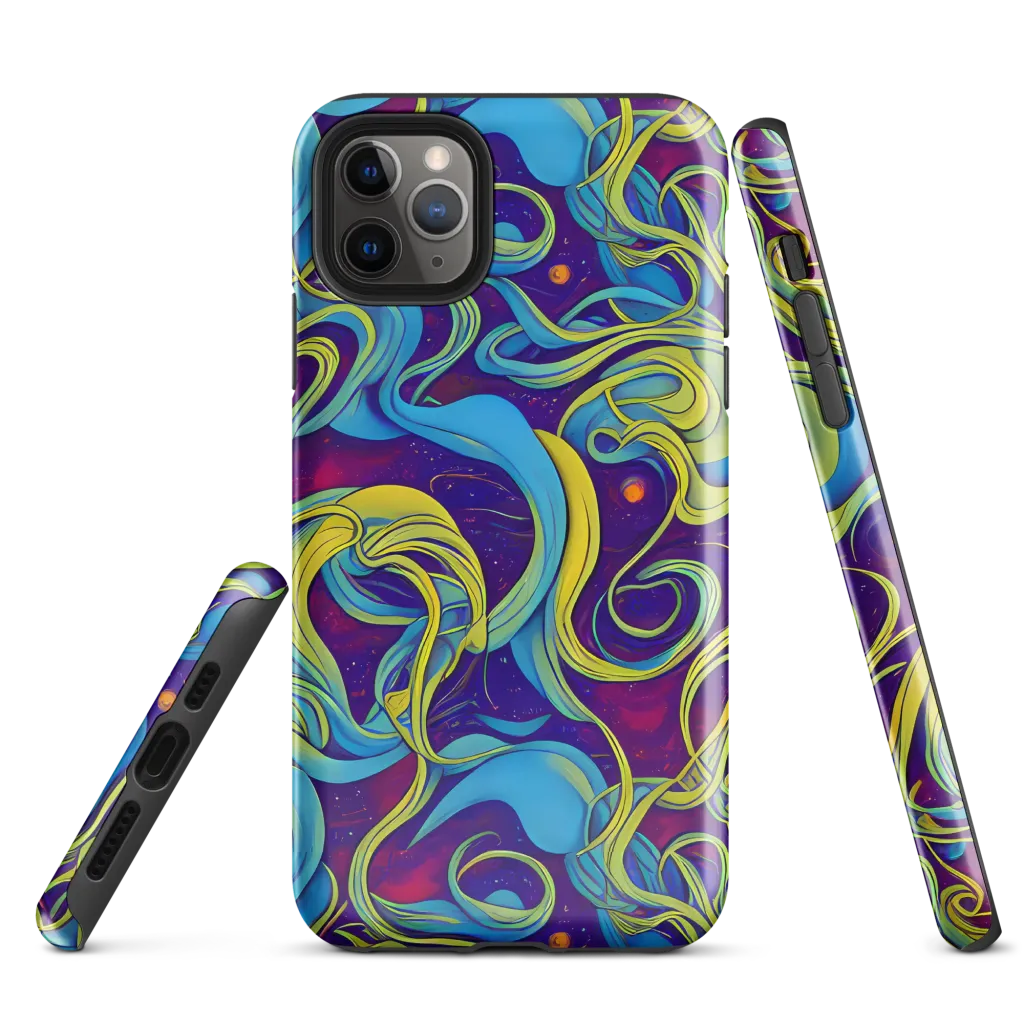 Stellar Swirls on Tough Case for iPhone® — Front