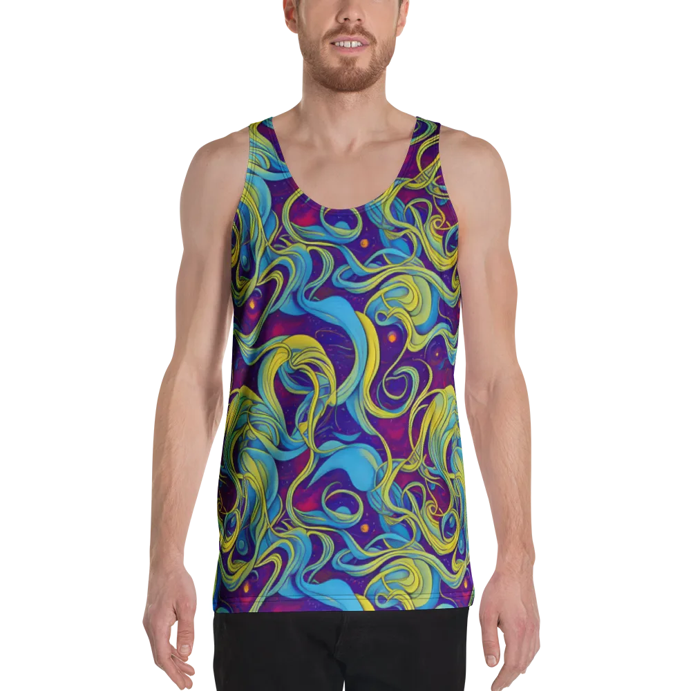 Stellar Swirls on Men's Tank Top — Front