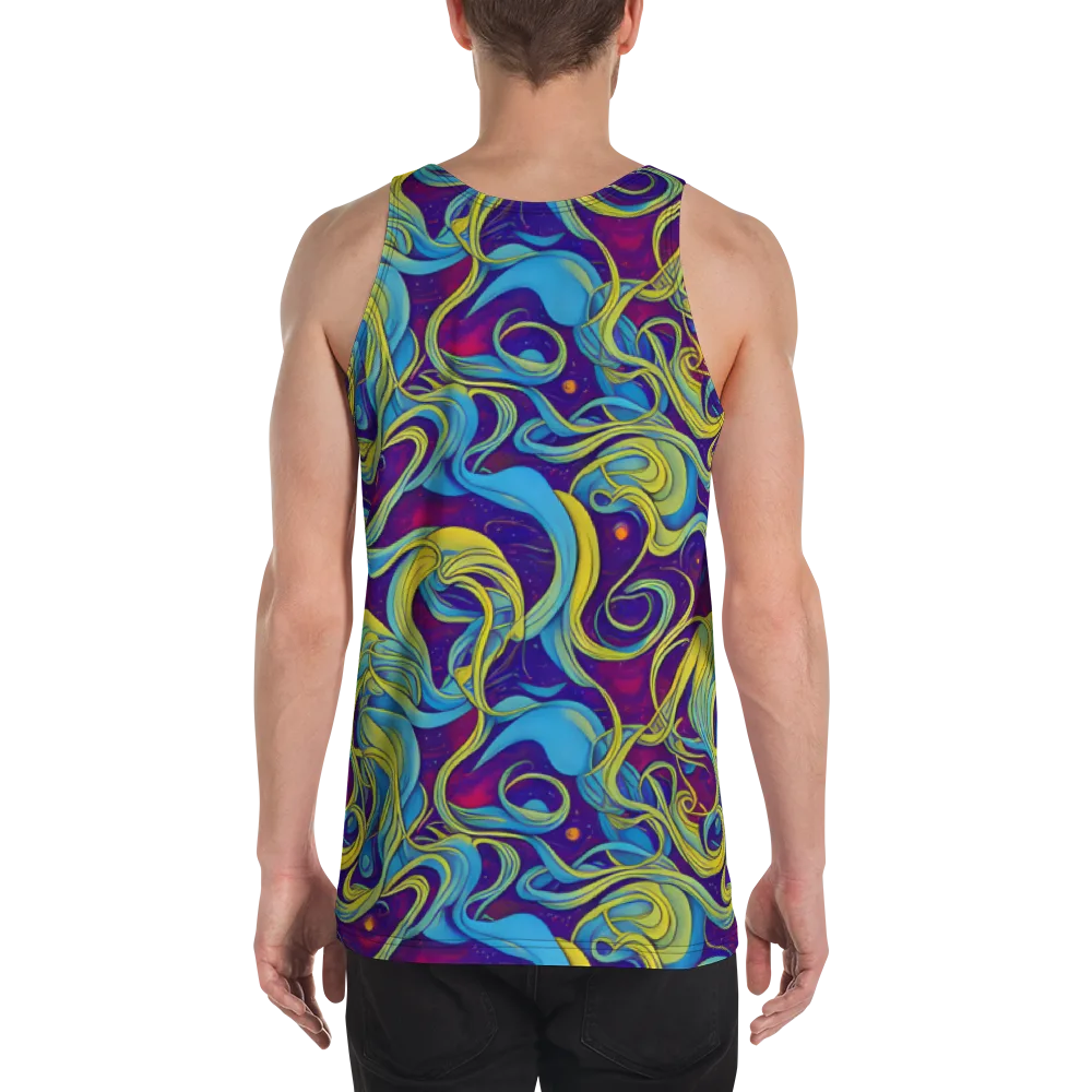 Stellar Swirls on Men's Tank Top — Back