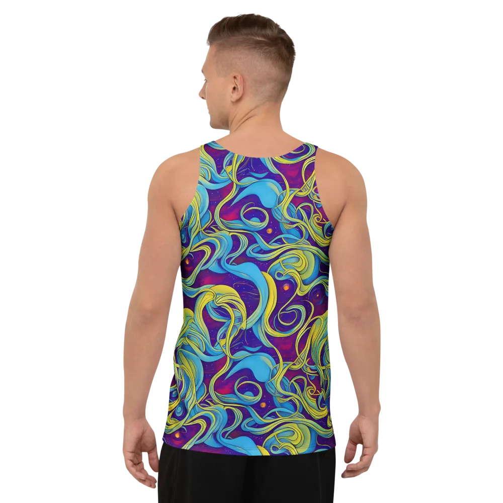 Stellar Swirls on Men's Tank Top — Back