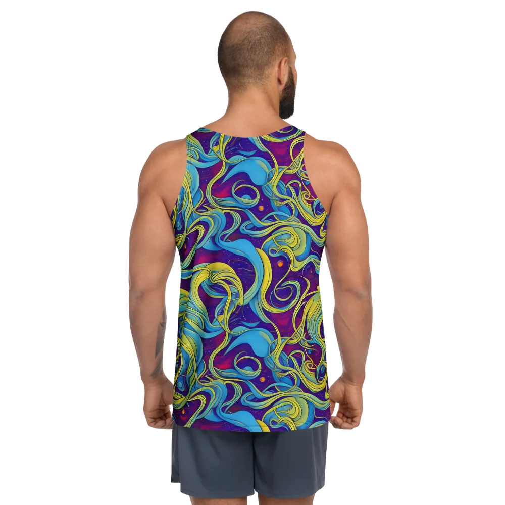 Stellar Swirls on Men's Tank Top — Back