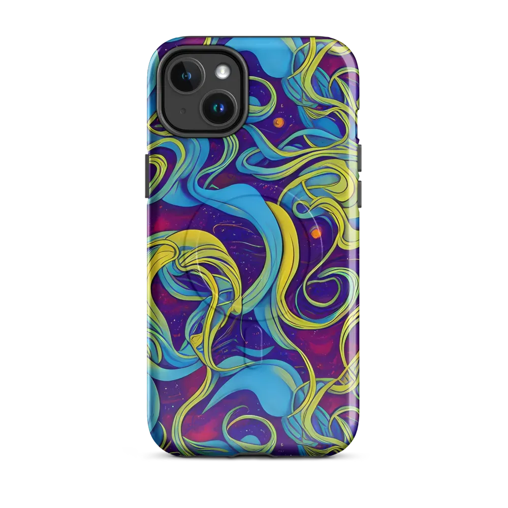 Stellar Swirls on MagSafe Tough Case for iPhone® — Front