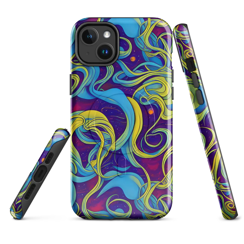 Stellar Swirls on MagSafe Tough Case for iPhone® — Front