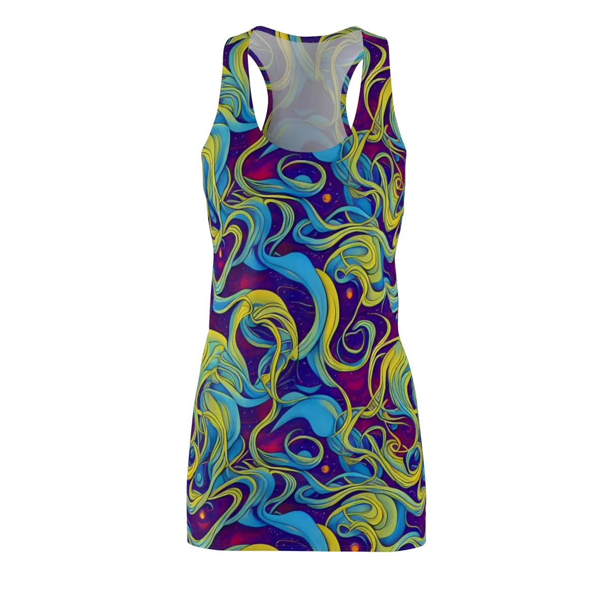 Stellar Swirls on Racerback Dress — Front